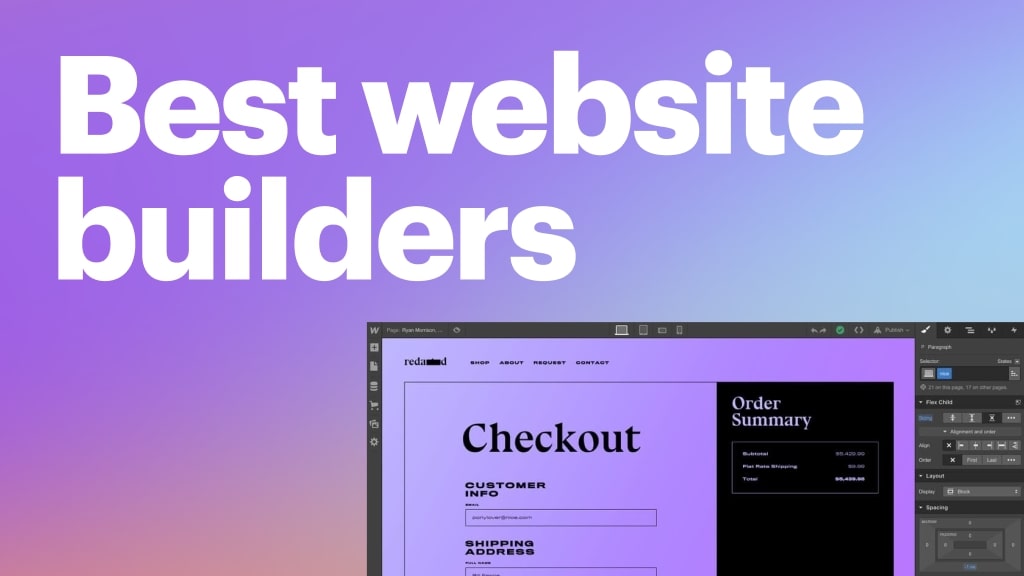 Optimal Website Constructor for Small Enterprises